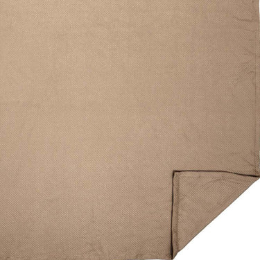 Serenity Tan Twin Cotton Woven Blanket 90